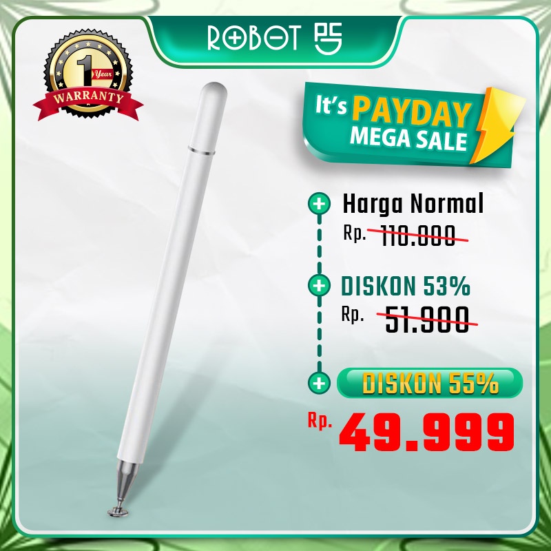 Jual ROBOT RSP100 Active Stylus Pen For iPad White Garansi 1 Tahun ...