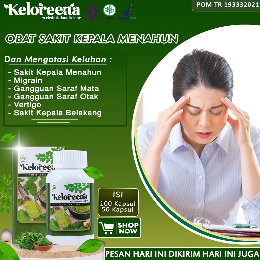 Jual Obat Sakit Kepala Belakang Menahun Vertigo Migrain Darah Tinggi