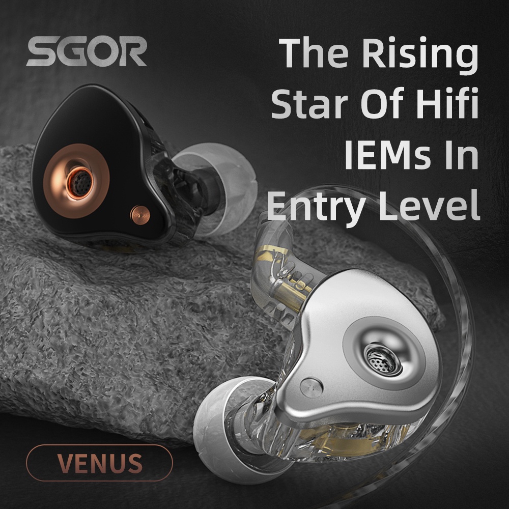 Jual SGOR VENUS 1DD with Mic In Ear Monitor Earphone | Shopee Indonesia