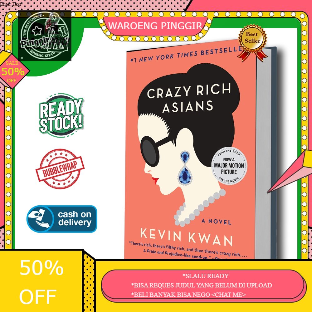 Jual Buku Crazy Rich Asians by Kevin Kwan | Shopee Indonesia