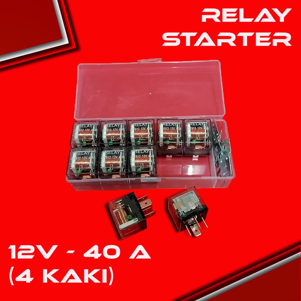 Jual Relay Starter 12V 40 A (4 Kaki) Shopee Indonesia