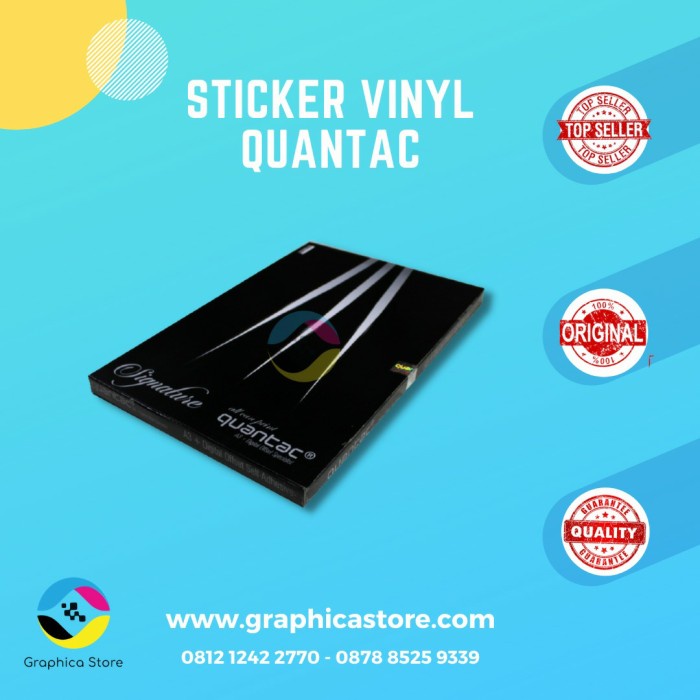 Jual Stiker Quantac Sticker Vinyl Laser Glossy - Matte - Transparan ...