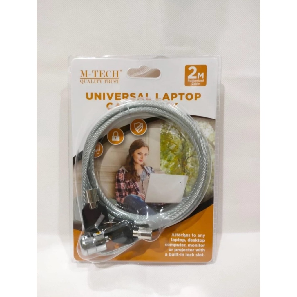 Jual Notebook Security Cable Lock - Kunci Laptop M-tech / kunci F & K ...