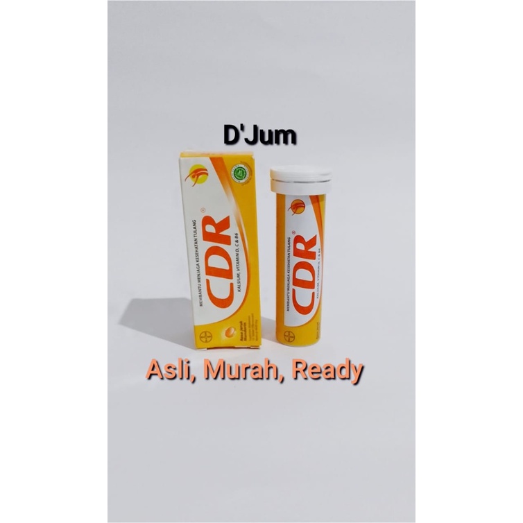 Jual CDR TUBE 10 TABLET EFFERVESCENT RASA JERUK MANDARIN Ready Halal ...