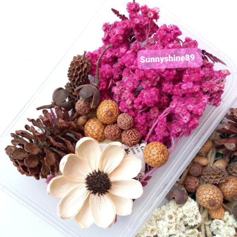Jual Paket Bunga Kering Rustic/Aesthetic | Shopee Indonesia
