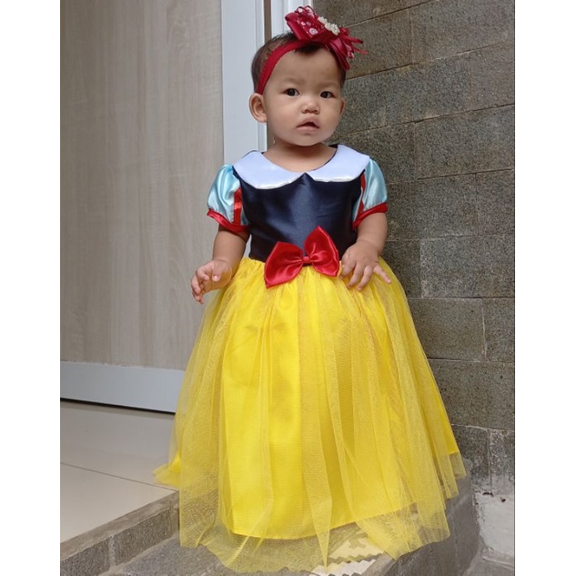 Jual Baju Ulang Tahun Snow White / Baju Pesta Anak Snow White / Gaun ...