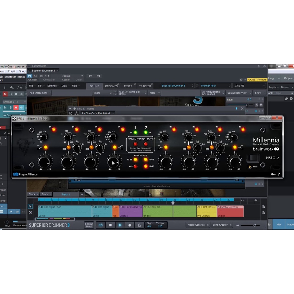 Jual Plugin Alliance brainworx - Millennia NSEQ-2 VST Plugin parametric ...