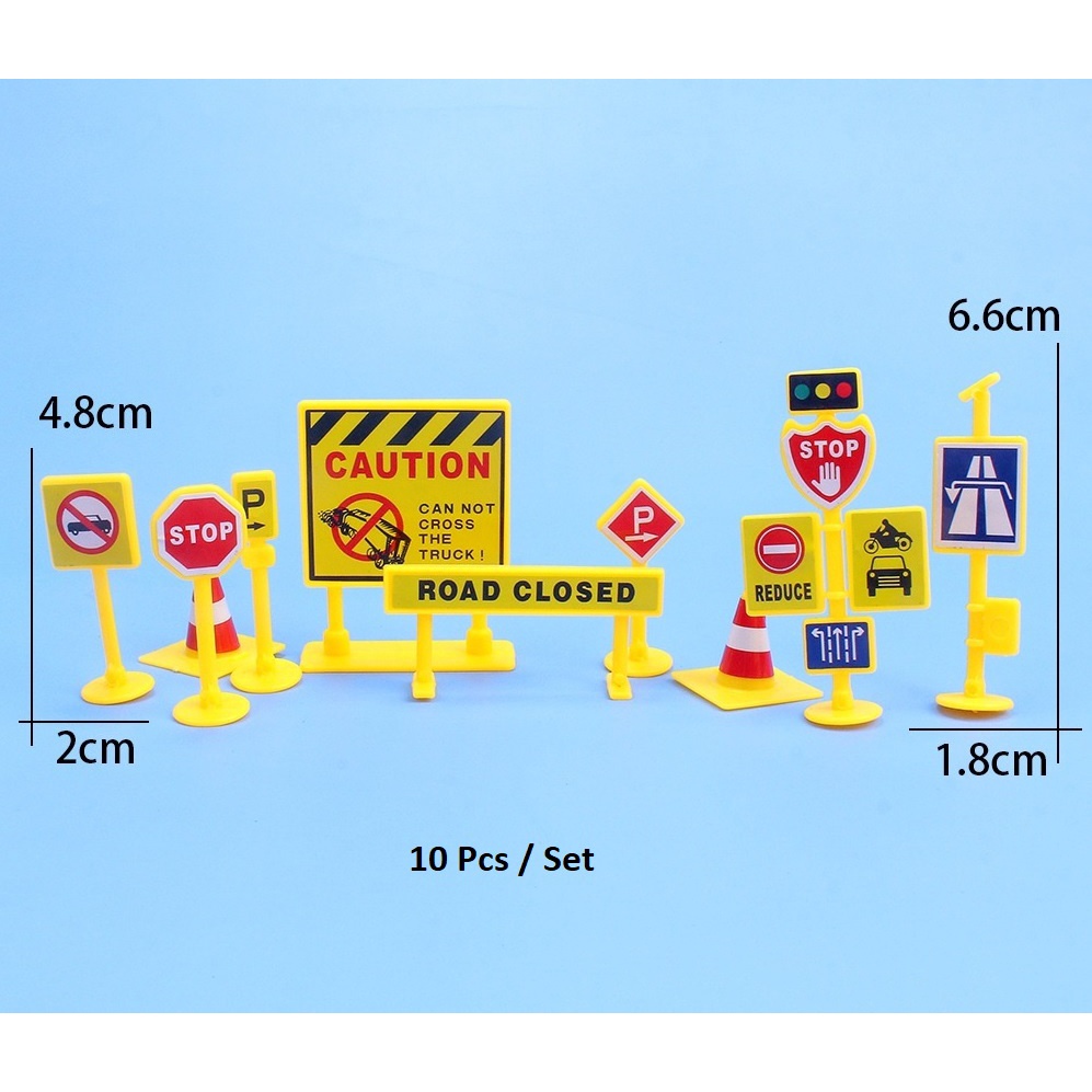 Jual CMR01 Topper Rambu Lalu Lintas Traffic Sign Dekor Kue Ultah ...