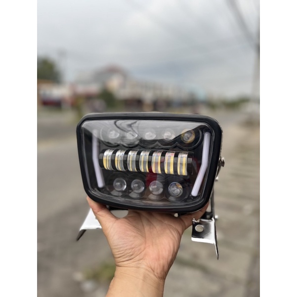 Jual Lampu Daymaker Led pnp RX King RXS RXZ RX100 set Breket lampu ...