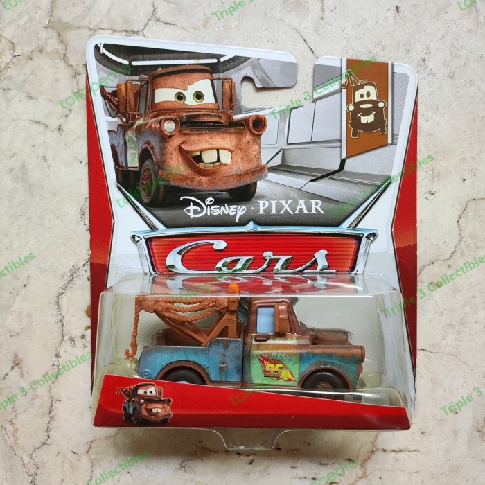 Jual Diecast 1/55 Mattel Disney Pixar Cars 2 MATER RACE TEAM McQueen 95 ...