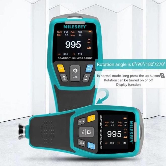Jual Paint Coating Thickness Gauge Digital Alat Ukur Ketebalan Cat ...