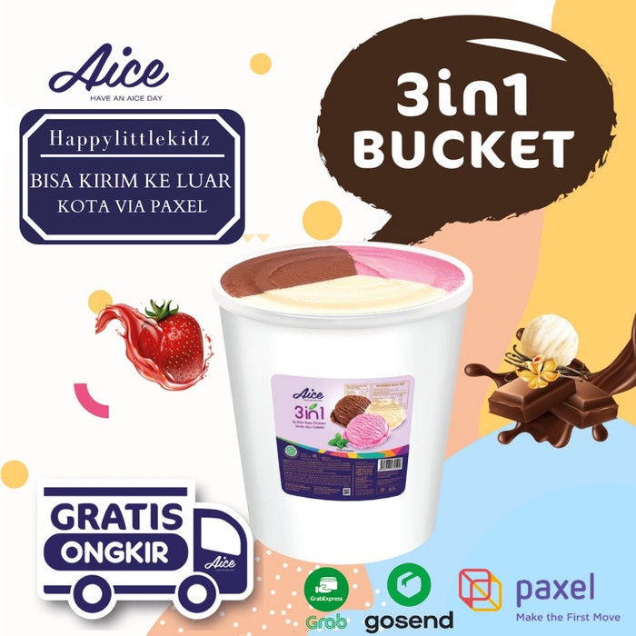 Jual Es Krim Aice Ice Cream Eskrim Ember Galon Liter In Shopee Indonesia