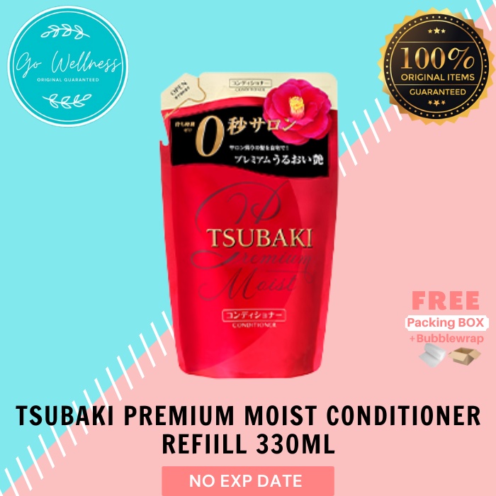 Jual TSUBAKI Premium Moist Conditioner Refiill 330ml | Shopee Indonesia