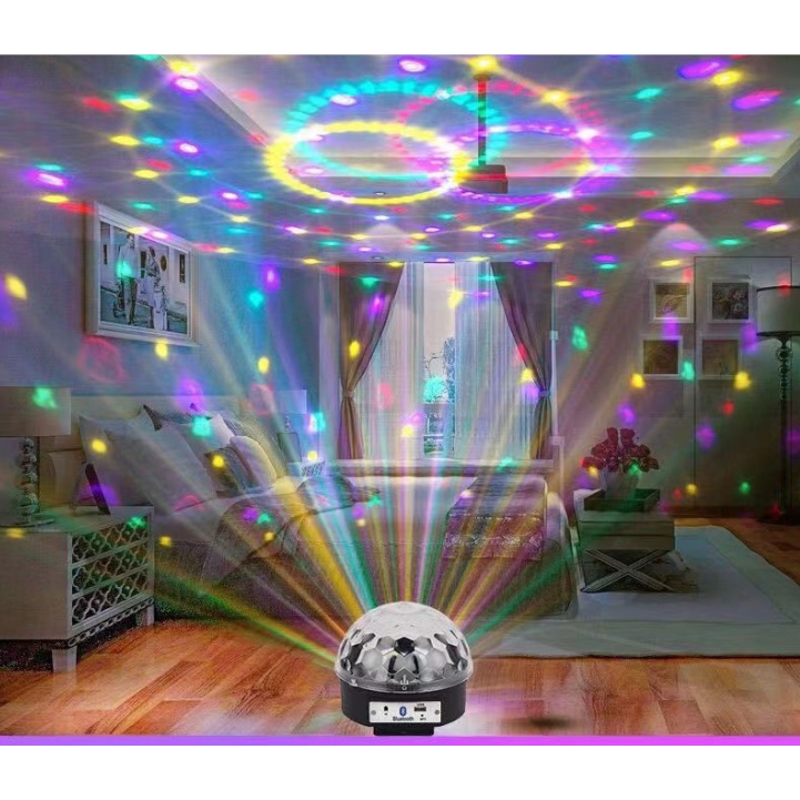 Jual Lampu Kamar Estetik Dengan Bluetooth / gradien 9 warna + berkedip ...