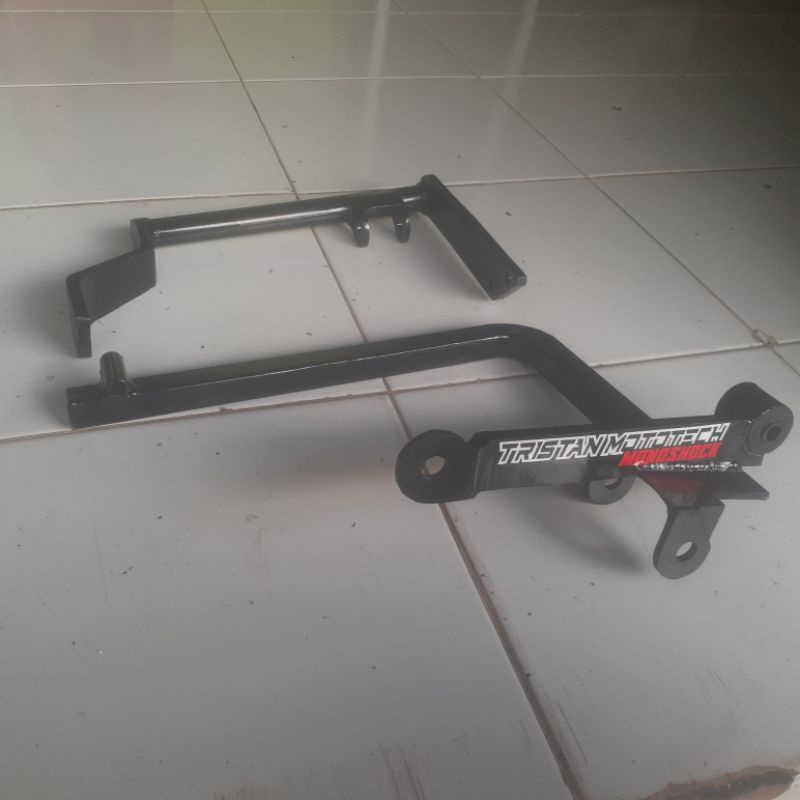 Jual braket monoshock 4 titik new aerox connected include shock ori
