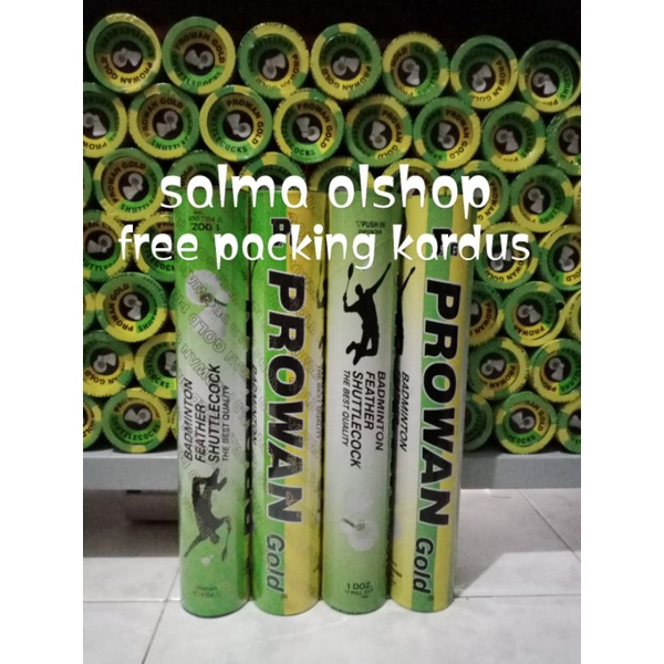 Jual prowan gold shuttlecock original kok badminton | Shopee Indonesia