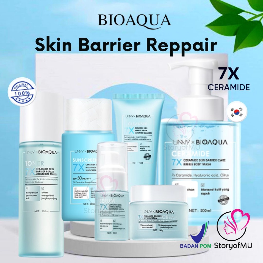 Jual BIOAQUA 7X Ceramide Skin Barrier Repair Moisturizer Cream 50gr ...