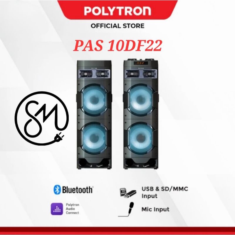 Jual Speaker Aktif Polytron Pas 10df22 10 Inch Active Pas10df22