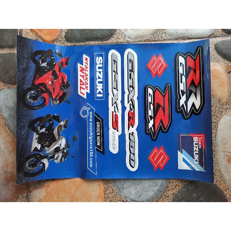Jual stiker helm atau lainnya asli suzuki SGP Shopee Indonesia