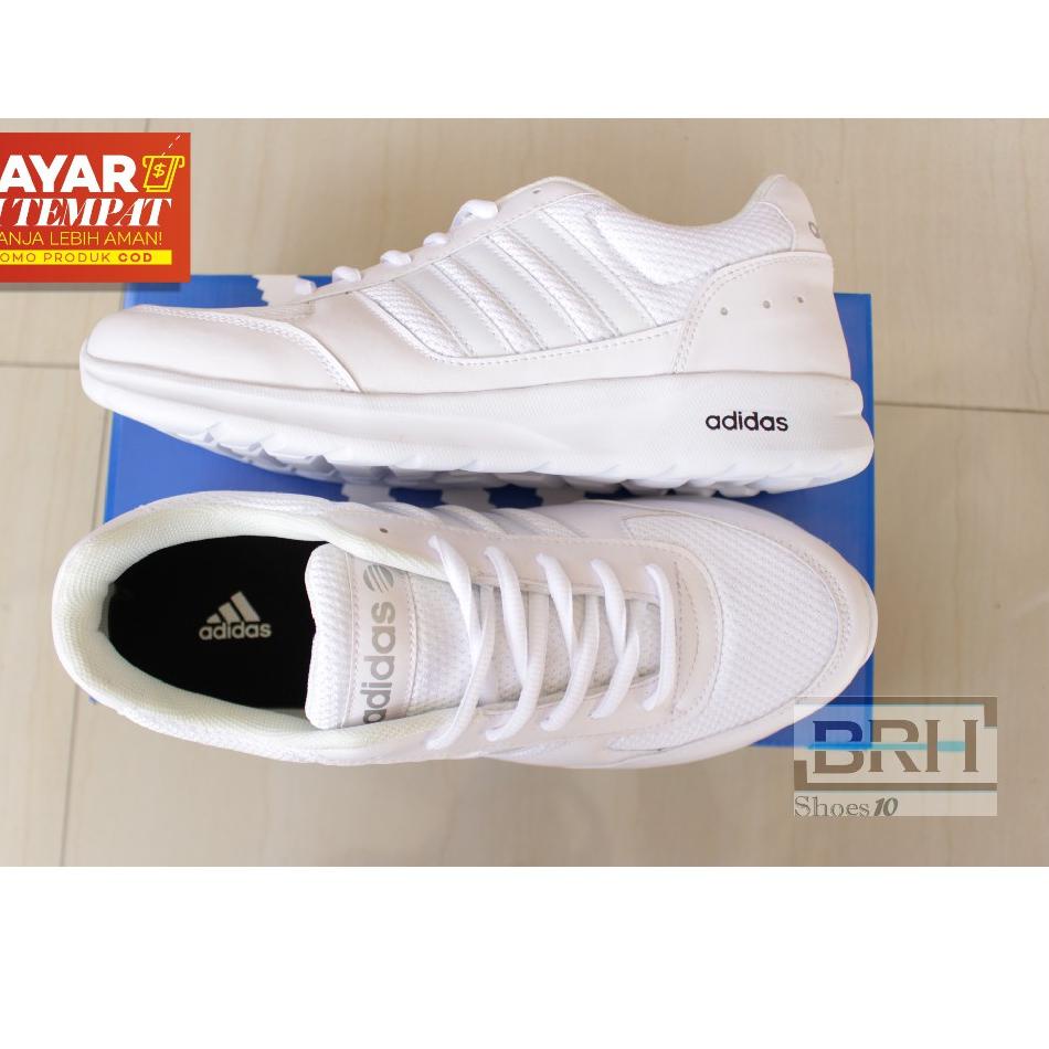 Jual Update Hari Ini Sepatu sneakers pria wanita Ads full putih ready