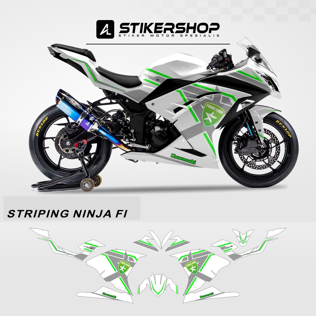 Jual Striping Ninja Fi Motif Trick Star Striping Semi Full