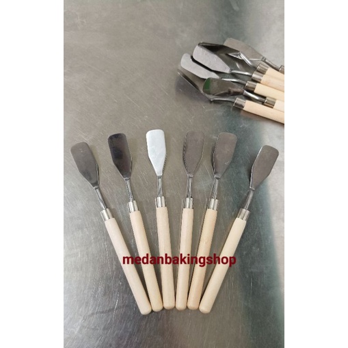 Jual 1pcs Palette Knife Square/Spatula Butter Cream/Pisau Butter Cream