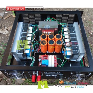 Jual POWER AMPLIFIER RAKITAN SIAP PAKAI TRAFO MURNI CT45 LIMITER