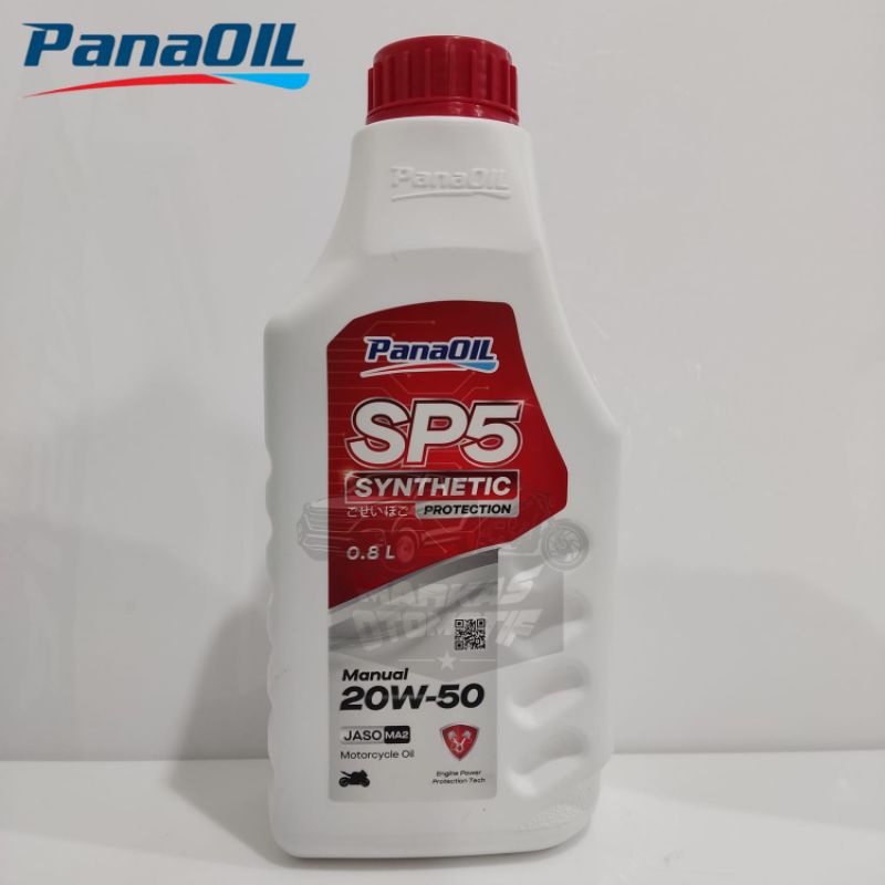 Jual PANAOIL SP5 SYNTHETIC 20W50 800ML/100% ORIGINAL/OLI MESIN MOTOR ...