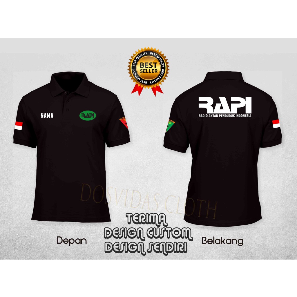 Jual KAOS POLO RAPI KAOS KERAH RADIO ANTAR PENDUDUK INDONESIA KEREN ...