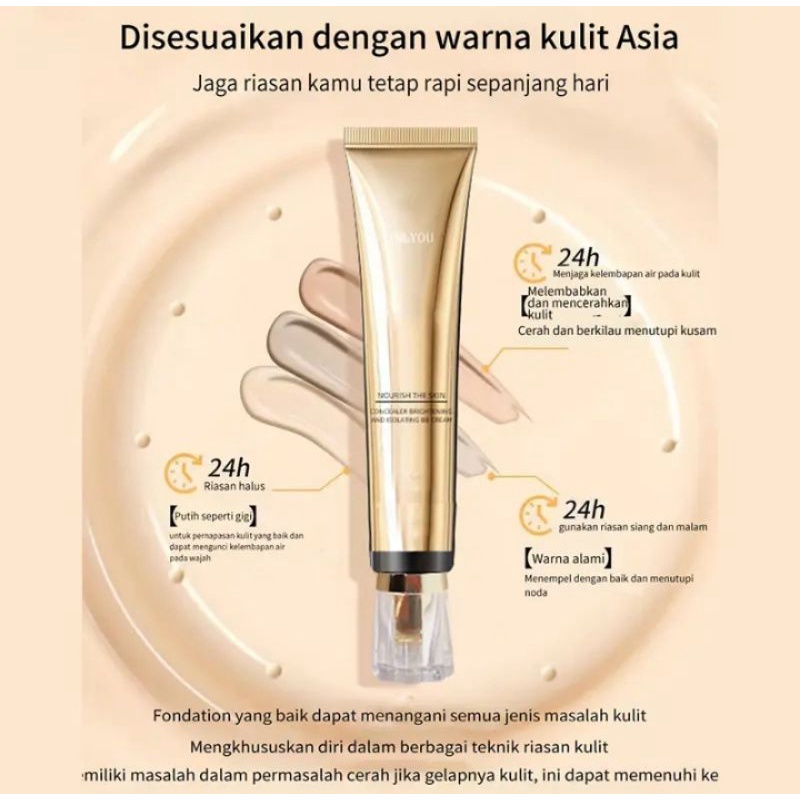 Jual Onlyou Only You Concealer Liquid Foundation Fondation Cair ...