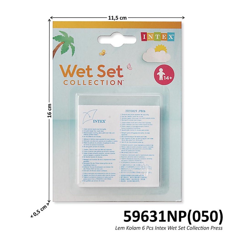 Jual DuniaKasurAngin - INTEX 59631 LEM TEMPEL REPAIR PATCH / REPAIR KIT ...