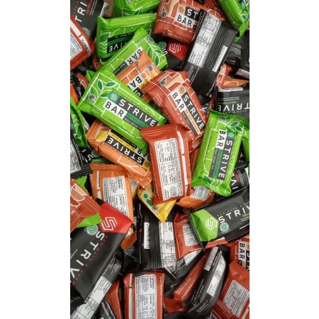 Jual STRIVE energy BAR BITE size MIX RASA | 1 box isi 5 pcs (@20gr ...