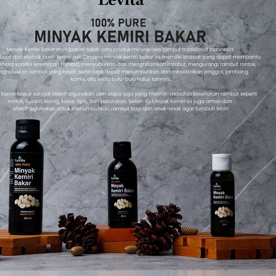 Jual SNT182 Minyak Kemiri Levita Oil Penumbuh Dan Penghitam Rambut ...