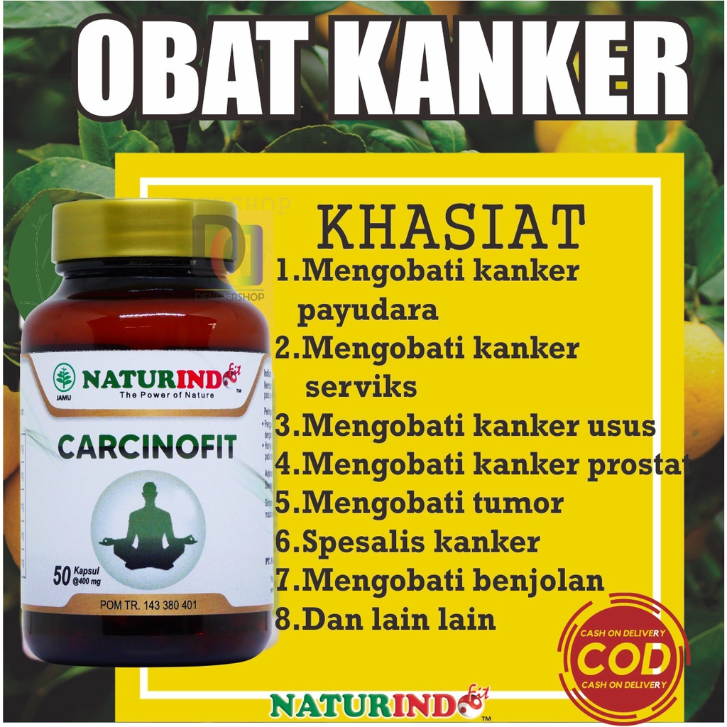 Obat kanker kangker tumor jinak ganas servik payudara usus prostat benjolan herbal ampuh carcinofit