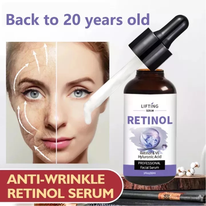 Jual Lifting Retinol Serum Anti Aging Kerut Lingkaran Hitam Di Bawah