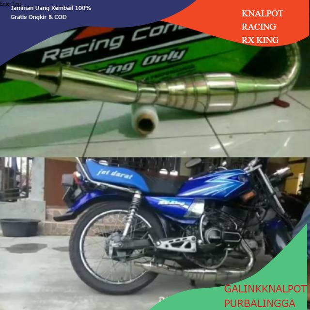 Jual KNALPOT RACING RX KING SPESIAL KOLONG SUPER GARING ORIGINAL MURAH ...