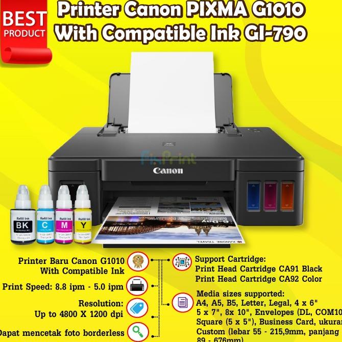 Jual Promo Printer Canon Pixma G1010 Ink Tank System G-1010 Print Head ...