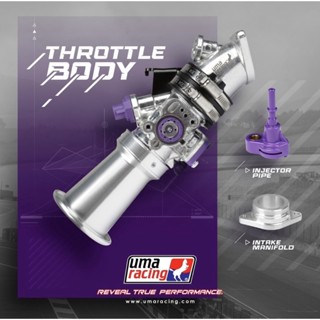 Jual Tb uma racing 32 34 36 38 40 mm set Velocity mx king Throttle Body ...
