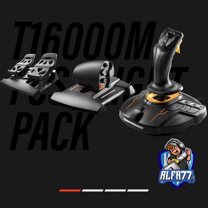 Jual Thrustmaster T16000m Fcs Flight Pack Simulator Flight Pc Shopee Indonesia 