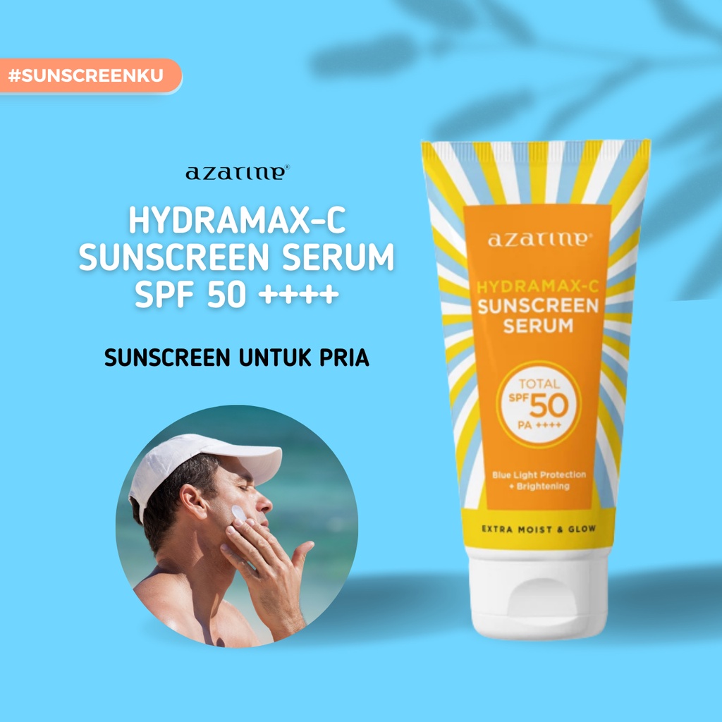 Jual SUNSCREEN UNTUK PRIA AZARINE HYDRAMAXC SUNSCREEN SERUM SPF 50 PA