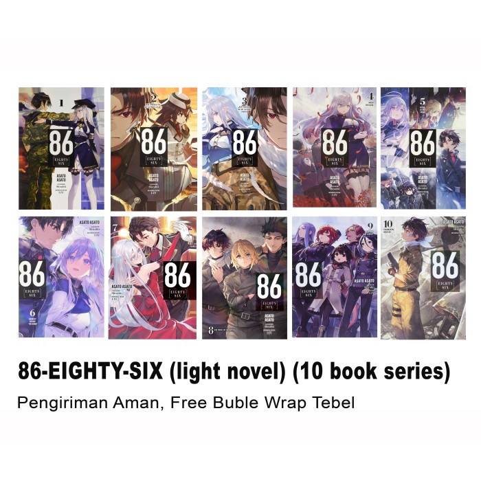 Jual 86-EIGHTY-SIX Light Novel Volume 1 - 10 (10 Book Series) | Shopee ...