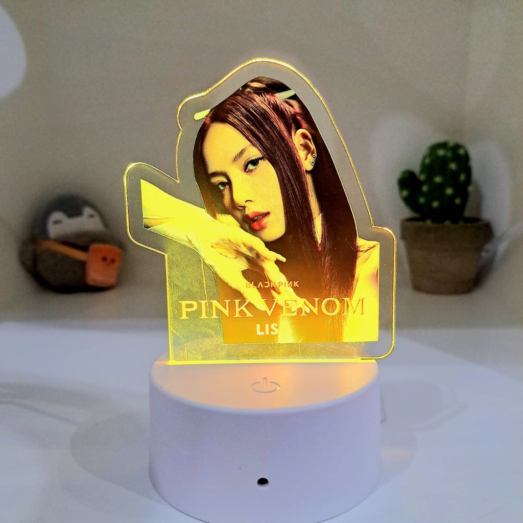 Jual Stand Lamp Acrylic Blackpink Standee Serries Lampu Tidur KPOP ...