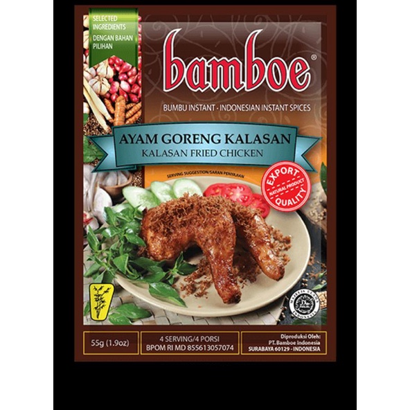 Jual Bamboe Bumbu Instan Ayam Goreng Kalasan Empal Gule Kuah Bakso ...