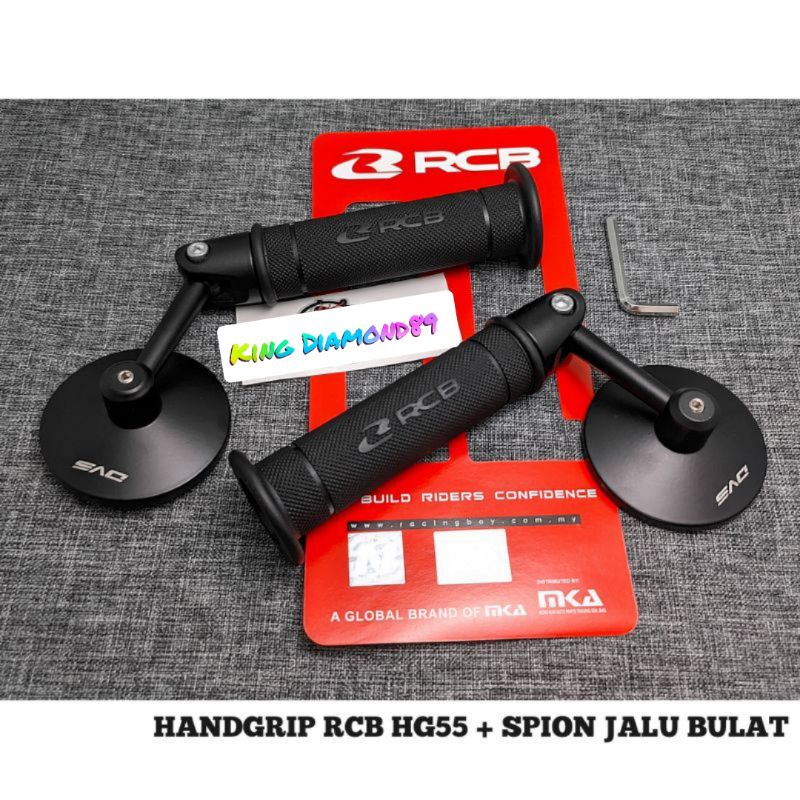 Jual Rcb Spion Jalu Bulat Plus Handgrip Rcb Hg Racing Boy Paket In