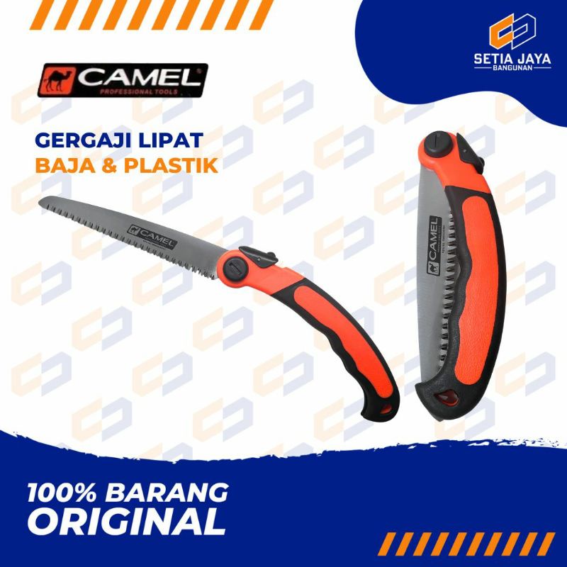 Jual Gergaji Kayu / Dahan / Ranting / Lipat / Serbaguna Camel 7 Inch ...