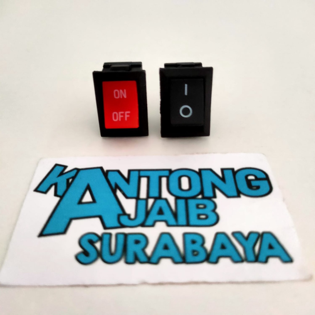 Jual Switch Kotak 2pin Kecil Saklar Segi On Off 2 Kaki Roker Switch ...