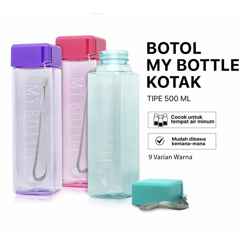 Jual My Bottle Botol Minum Kotak Shopee Indonesia 3541