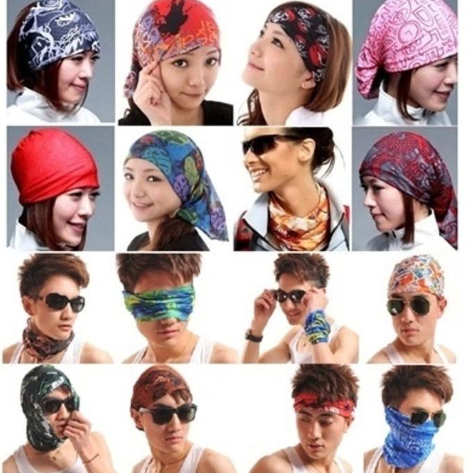 Jual BUFF - KUPLUK - MASKER - BANDANA MULTI FUNGSI - PENUTUP KEPALA ...