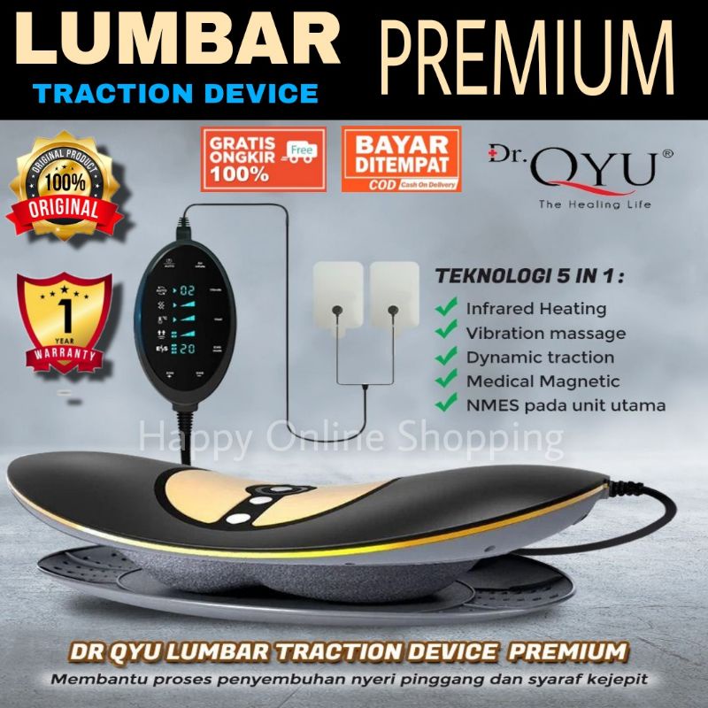 Jual NEW Dr Qyu Lumbar Traction Device PREMIUM Terapi Membantu