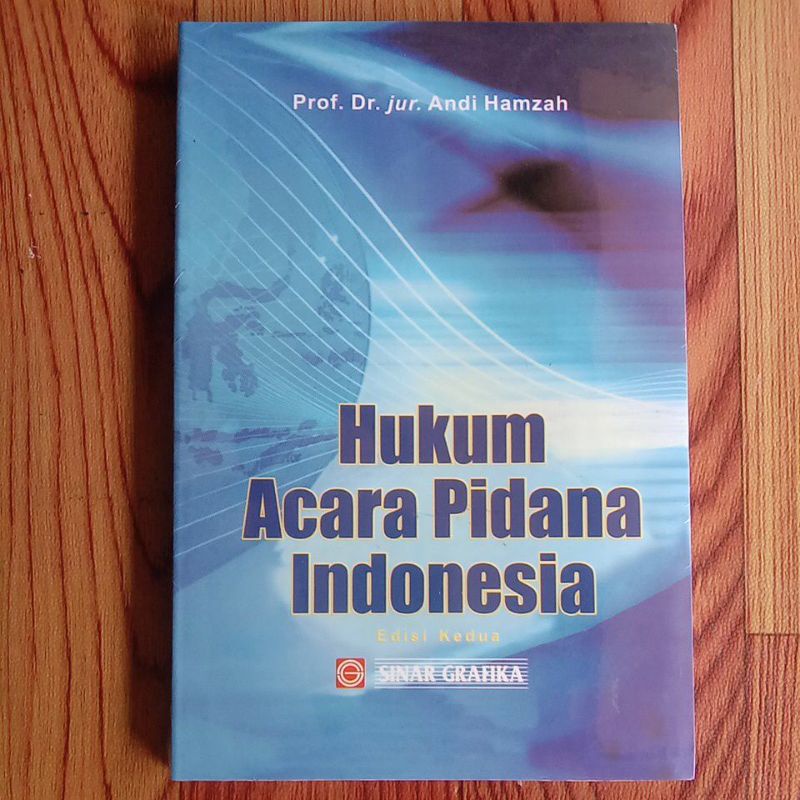 Jual Hukum Acara Pidana Indonesia Edisi Kedua Shopee Indonesia